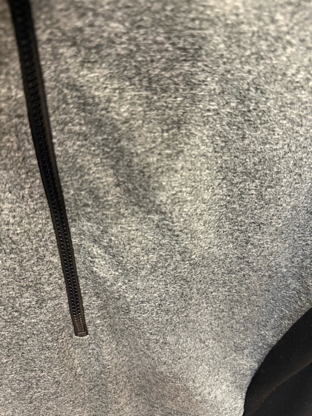 Aeropostale Women's Gray and Black Zip-Up Pullover - Picture 4 of 4